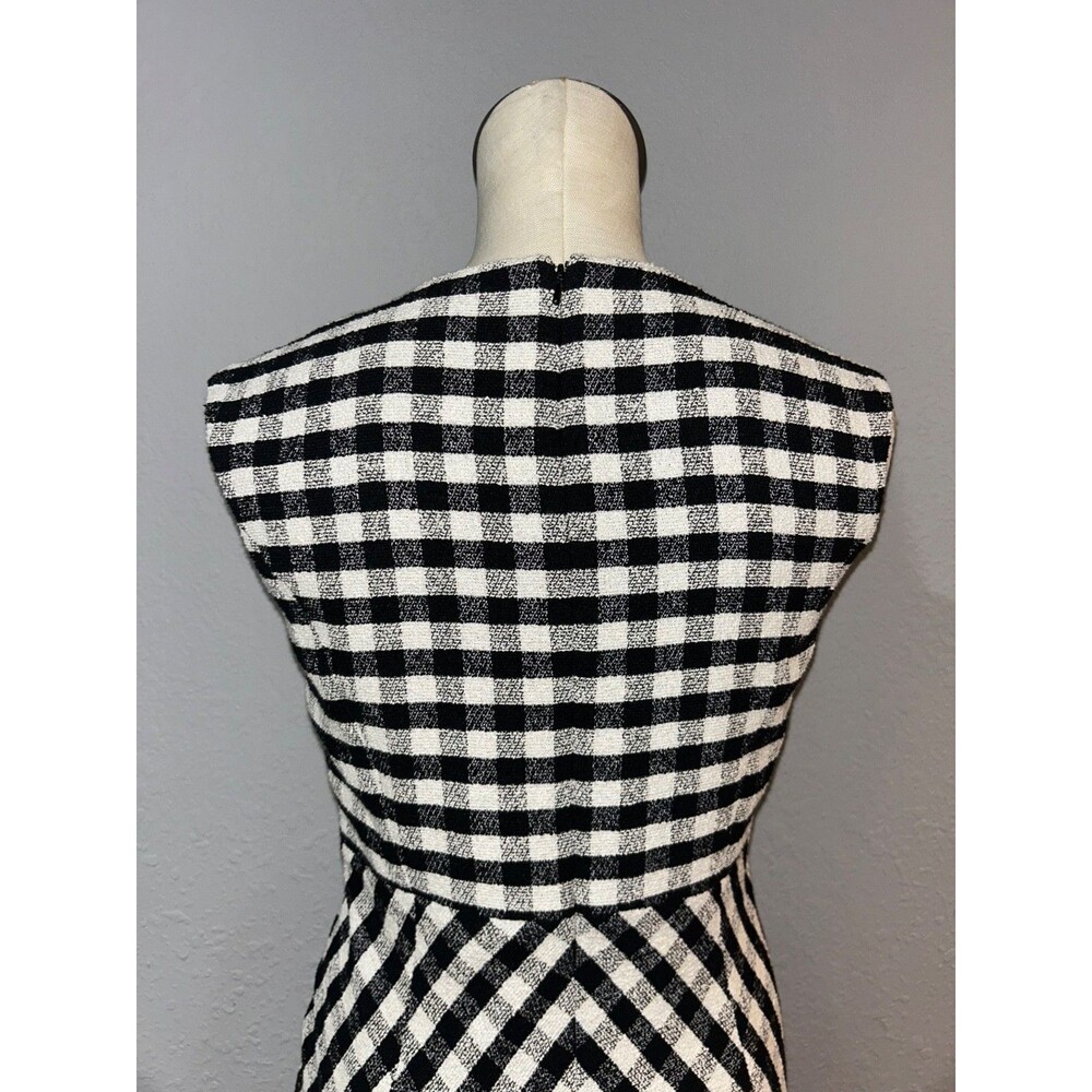 Brooks Brothers Women's Gingham Boucle Dress size 4 Sleeveless Career Elegant - Picture 7 of 11